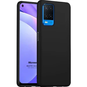 Matte Silicone Oppo A54 4g Kılıf Siyah