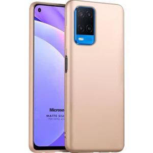 Matte Silicone Oppo A54 4g Kılıf Gold