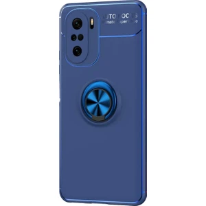 Xiaomi Mi 11I Kılıf Kickstand Ring Holder Lacivert