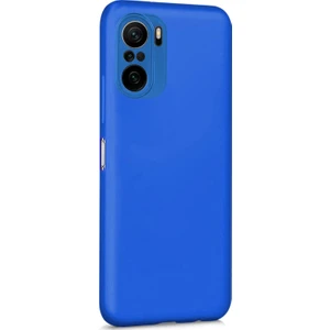 Matte Silicone Xiaomi Mi 11I Kılıf Mavi