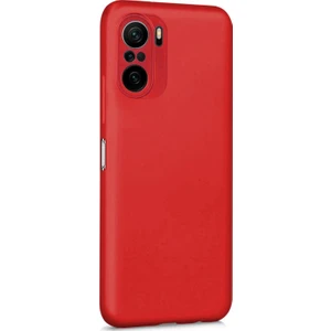 Matte Silicone Xiaomi Mi 11I Kılıf Kırmızı