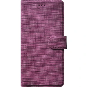 General Mobile Gm 21 Plus Kılıf Fabric Book Wallet Mor