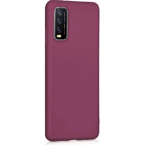 Matte Silicone Vivo Y11S Kılıf Mor
