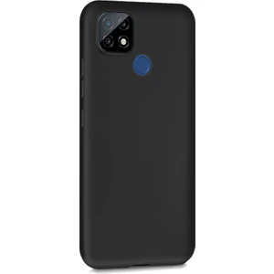 Matte Silicone Realme C25 Kılıf Siyah