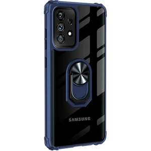 Samsung Galaxy A32 4g Kılıf Grande Clear Ring Holder Lacivert