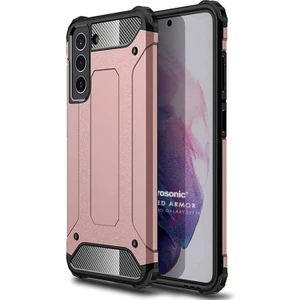 Samsung Galaxy S21 Fe Kılıf Rugged Armor Rose Gold