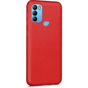 Matte Silicone General Mobile Gm 21 Plus Kılıf Kırmızı