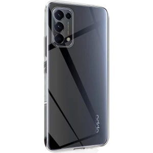 Oppo A74 4g Kılıf Transparent Soft Beyaz