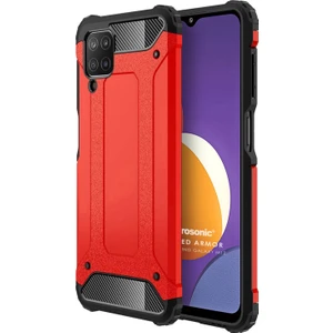 Samsung Galaxy M12 Kılıf Rugged Armor Kırmızı