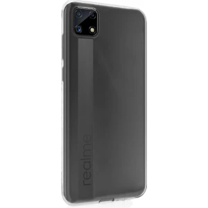 Realme C25 Kılıf Transparent Soft Beyaz