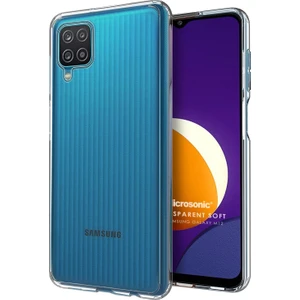 Samsung Galaxy M12 Kılıf Transparent Soft Beyaz