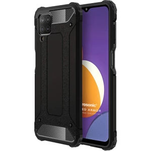 Samsung Galaxy M12 Kılıf Rugged Armor Siyah