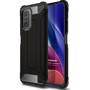 Xiaomi Redmi K40 Kılıf Rugged Armor Siyah