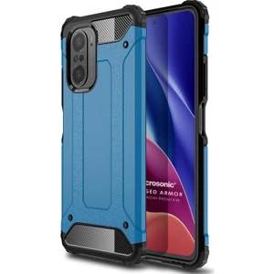 Xiaomi Redmi K40 Kılıf Rugged Armor Mavi