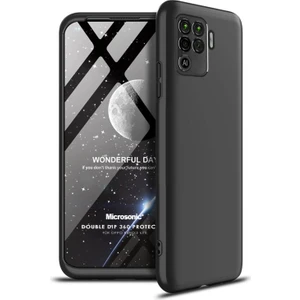 Oppo Reno 5 Lite Kılıf Double Dip 360 Protective Siyah