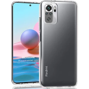 Xiaomi Redmi Note 10 Kılıf Transparent Soft Beyaz