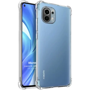 Xiaomi Mi 11 Lite Kılıf Shock Absorbing Şeffaf