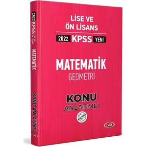 Data Yayınları 2022 KPSS Lise ve Ön Lisans Matematik Konu Anlatımlı