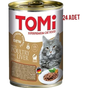 Ciğerli ve Kaz Etli Kedi KONSERVESI400 gr x 24 Adet