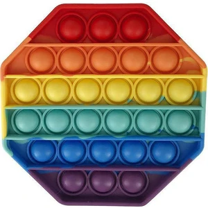 Pop It Gökkuşağı Sekizgen