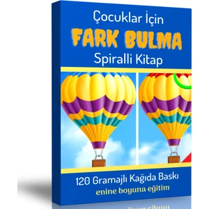 Enine Boyuna Eğitim Çocuklar Için Fark Bulma Kitabı