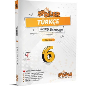 Spoiler Yayınları 6.sınıf Türkçe Soru Bankası