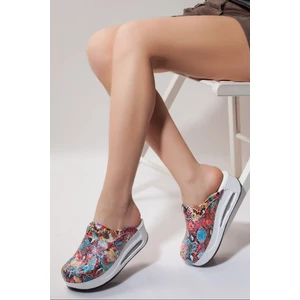 Blue Ortopedi  Ebruli Desen Airmax Sabo Terlik