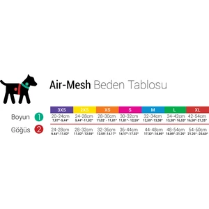 Tailpetz Airmesh Pembe Göğüs Tasması  L