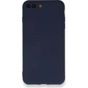 Bilişim Akademi Apple iPhone 6 Plus Kılıf Liquid Lansman Silikon Lacivert