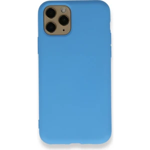 Bilişim Akademi Apple iPhone 12 Pro Max Kılıf Liquid Lansman Silikon Mavi