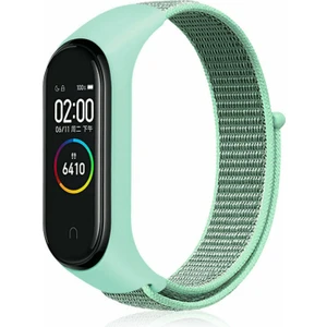 Bilişim Akademi Xiaomi Mi Band 3 4 5 6 Hasır Kumaş Örgü Spor Kordon Kayış