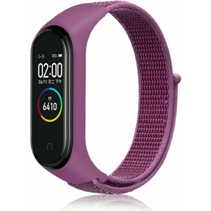 Bilişim Akademi Xiaomi Mi Band 3 4 5 6 Hasır Kumaş Örgü Spor Kordon Kayış