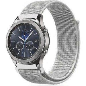 Samsung Gear S3 Frontier Için Cırtlı Kumaş Kordon Kayış - KY17