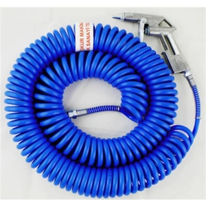 Makina Kompresör Spiral 15 Metre Hava Hortumu ve Tabancası
