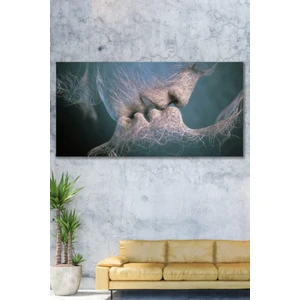 Sürreal Aşk Duvar Kanvas Tablo 60 x 120 cm