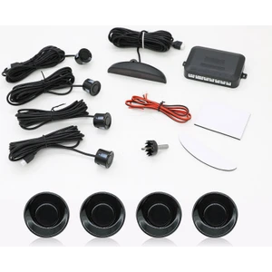 Dijital Ekranlı Araç Park Sensörü Ses Ikazlı 4 Sensörlü Siyah