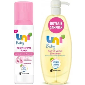 Uni Baby Kolay Saç Tarama Spreyi & Saç ve Vücut Şampuanı