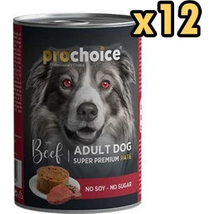 Pro Choice Adult Biftekli Yetişkin Köpek Konservesi 400 gr x 12