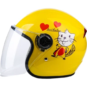 Strade Store 50-55 cm Çocuk Güvenliği Bisiklet Kaskı - Sarı (Yurt Dışından)