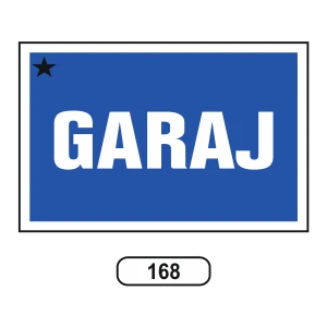 Garaj Uyarı Ikaz Levhası 175 x 25 cm