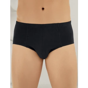 Erkek Siyah Penye Külot Slip ME009
