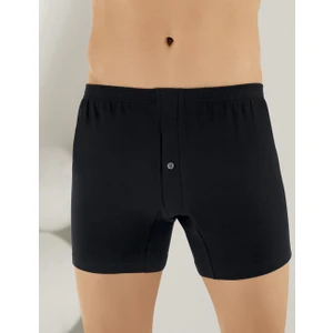 6 Lı Paket Şahinler Penye Erkek Boxer Siyah ME010