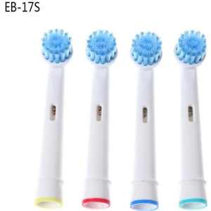 Rata-B Oral - B Şarjlı Diş Fırçası Uyumlu 4 Adet Yedek Başlık Eb-17s