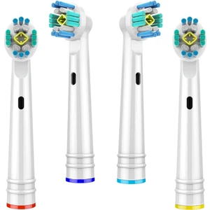Rata-B Oral - B Şarjlı Diş Fırçası Uyumlu 4 Adet Yedek Başlık Eb18-P