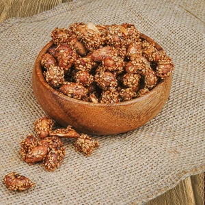 Organik Aile Ballı Susamlı Fıstık 500 gr