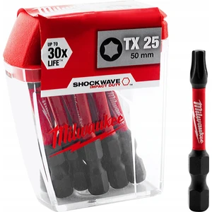 TX25X50MM Torx Shockwave Vidalama Ucu 10'lu Paket
