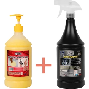 Dtx Kimya Granüllü El Temizleme ve Dezenfekte Sabunu 1 kg & Lastik Parlatıcı Jel 500 ml