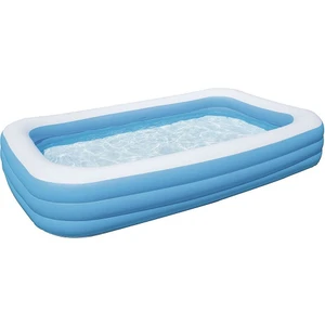 Su Pompalı-Bestway 54009 Deluxe Dikdörtgen Şişme Aile Havuzu