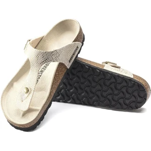 Birkenstock-Kadın-Gızeh Mf-Shıny Python EGGSHELL-BEJ-1018481