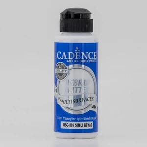 Hybrid Multisurface Simli Akrilik Boya 120 ml - HSG-001 Beyaz